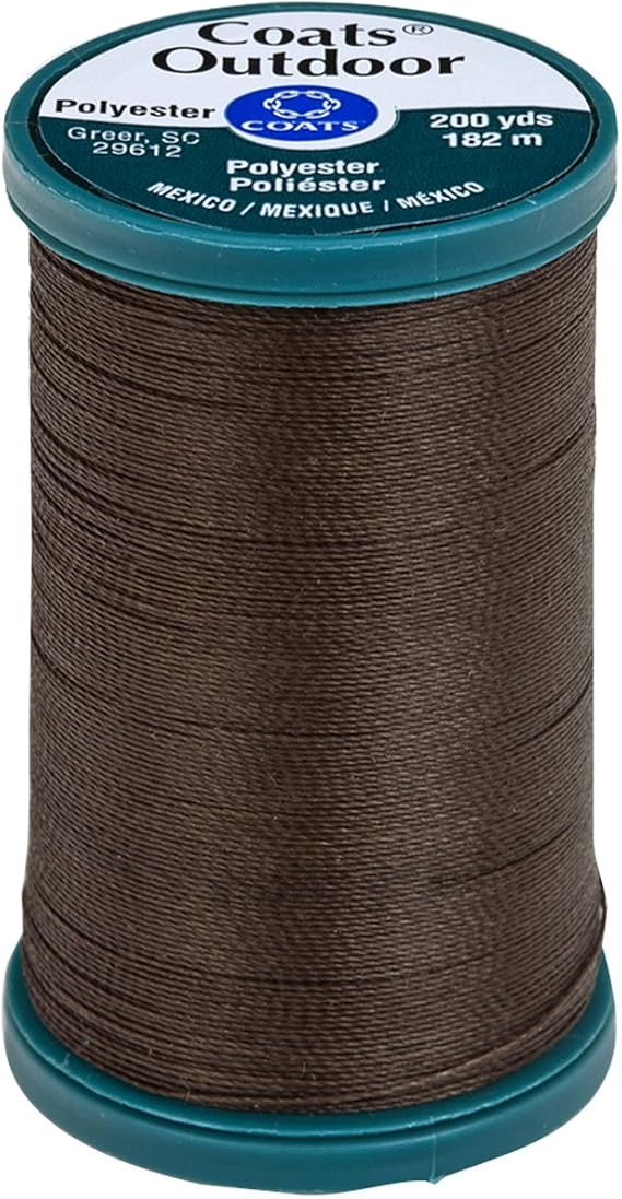 Coats 108563 Outdoor Living Thread 200yd, Dark Brown