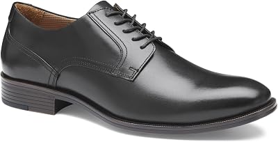 Johnston & Murphy Mens Reeve Plain Toe Dress Casual Lace-Up Shoe