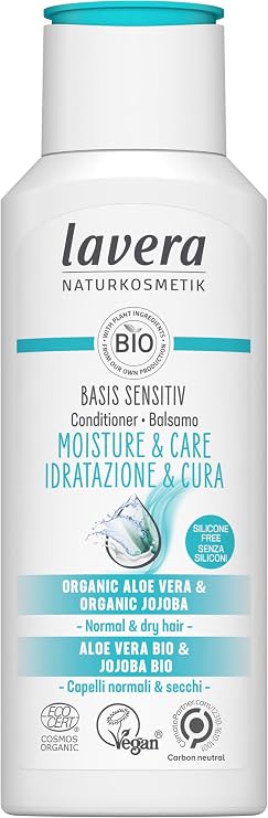 Lavera Basis Sensitiv Moisture & Care Organic Moisturizing Conditioner, 200ml