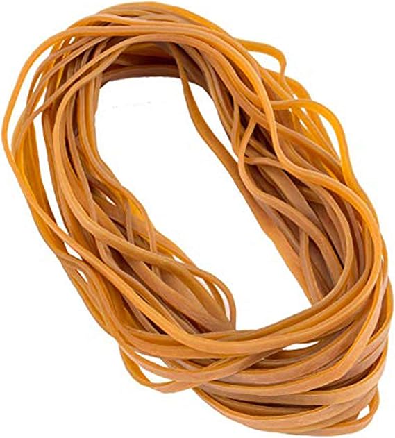 60Pcs 7.5"L x 0.16"W Large Thick Rubber Bands, Office Supplies | Multi-Function, Super Size, Heavy Duty, Latex Rubber Elastic Band, Tie-Up Garbage Bag, Notebook File Packing Moving