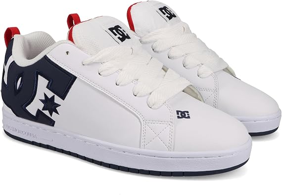 DC Mens Court Graffik Casual Low Top Skate Shoe SneakerSkate Shoe