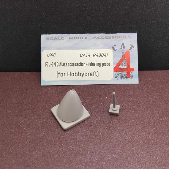 CAT4 R48041-1/48 - F7U-3/3M 1:48 Cutlass Nose Section+refueling Probe (Hobbycraft) Scale kit