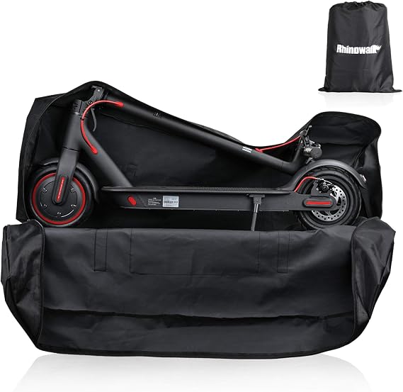 Rhinowalk Foldable E-scooter Carrying Bag Portable Electric Scooter Storage Bag Transport Case for Outdoor Travel Riding Commuting