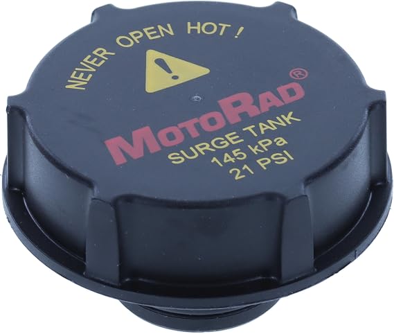 MotoRad Engine Coolant Reservoir Cap, Black