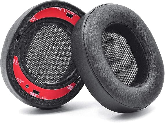 E55BT Earpads Replacement Ear Pads Ear Cushion Cover Compatible with JBL E55BT Over-Ear Wireless Headphones (Black)