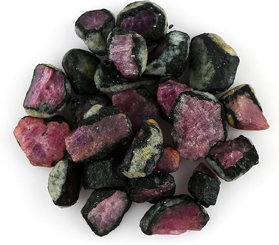 25 carats Raw Ruby Zoisite Rough Slice Gemstone, Natural Crystals, Energy Healing Stones, Wholesale Bulk Lot, Jewelry Making Supply, Gift Stone, DIY Stones