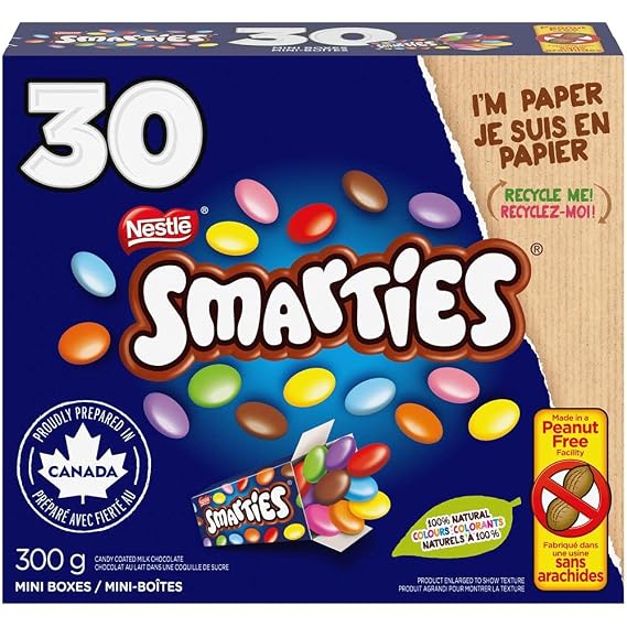 NESTLE SCARIES Mini Boxes, 360g (Pack of 30 SMARTIES Mini Boxes)