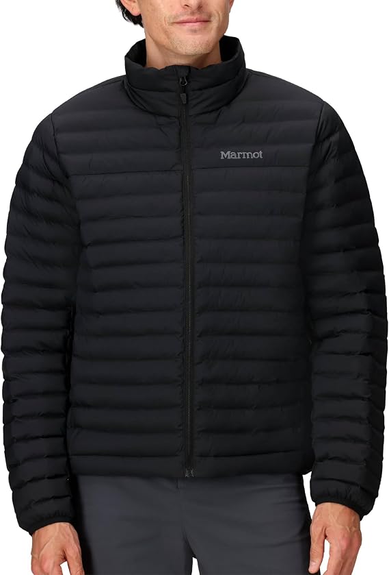 Marmot Men's Echo Featherless Jacket Warm Puffy Jacket, Insulated Winter Coat, Water-resistant Quilted Parka, Lightweight Packable Outdoor Jacket, Windproof (pack of 1)