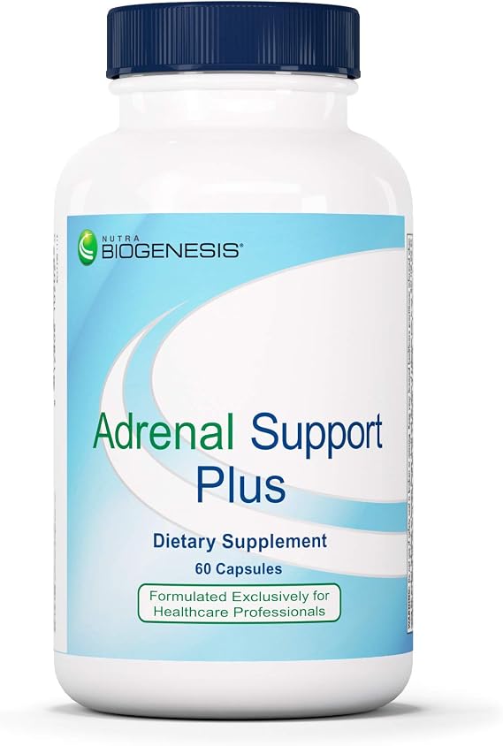 Nutra Biogenesis Adrenal Support Supplement for Women & Men, 60 Capsules