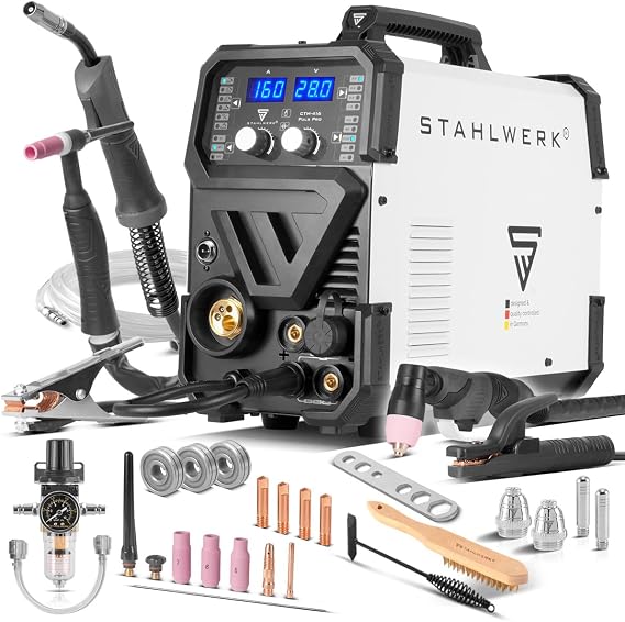 Stahlwerk Inert Gas Welding Machine 6-in-1 Combination CTM-416 Puls Pro up to 160 A