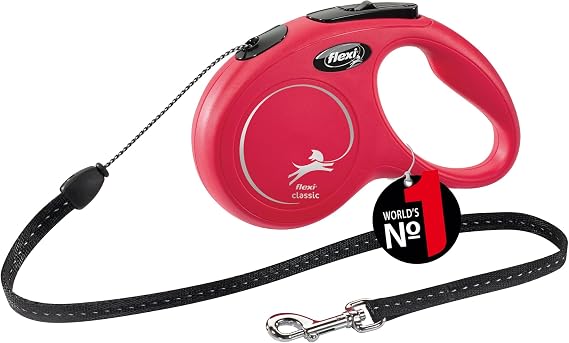 Flexi New Classic S Size Red 5MT Drawstring Collar