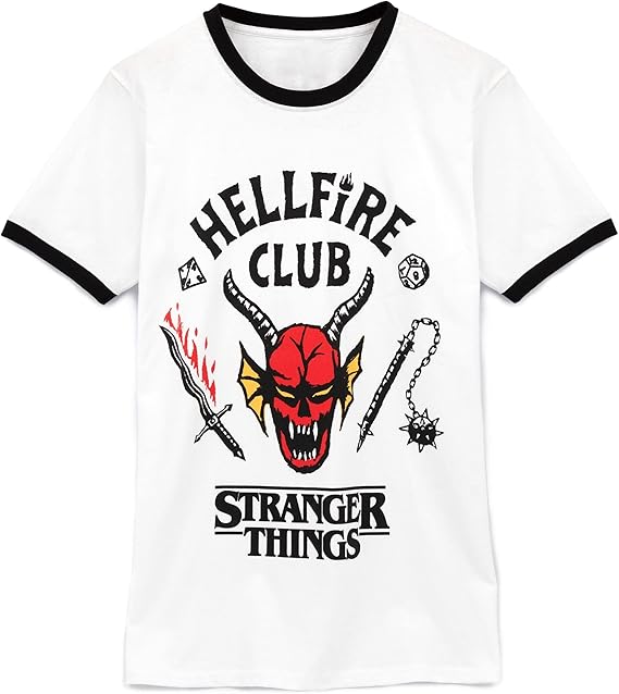 Stranger Things Hellfire Club T-Shirt Adults Mens Women Hawkins Outfit