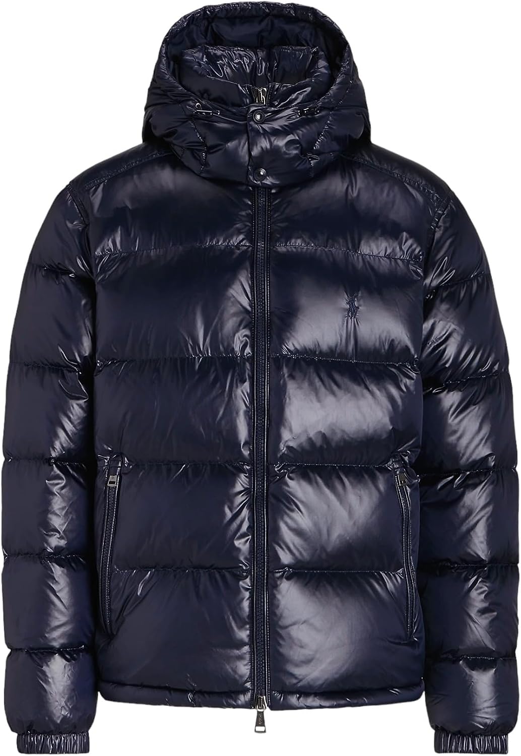 Polo Ralph Lauren Men's Gloss Down Jacket UK, Alpha, XL, Regular, Regular, Navy