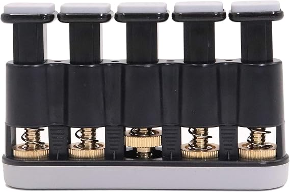 DILIMI Finger Strengthener, Guitar Beginner Exercier, Finger Trainer, Hand Grip Strength Trainer for Athletes,Musicians