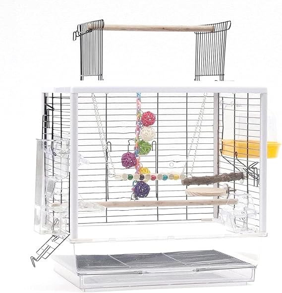 Bird Cages Large Bird Cage Pigeon Cage Parrot Nest Acrylic Bird Cage Parrot Supplies Pet Bird Cage Bird Carrier,