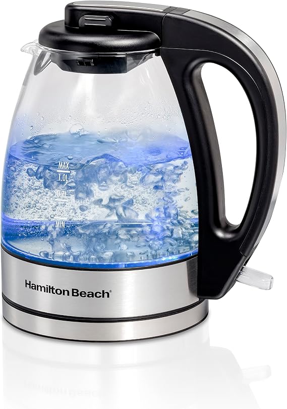 Hamilton Beach 1 Liter Electric Tea Kettle, Water Boiler & Heater