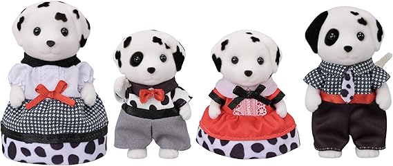 Calico Critters - Dalmatian Family - Dollhouse Collectible Toys