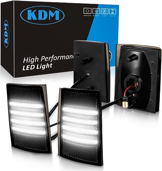 KDM LED Front Corner Light for 1994-1999 GMC Sierra C/K 1500 2500 3500