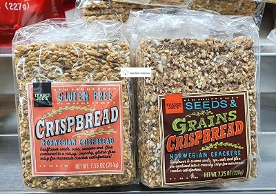 Cracker Trader Joes Norwegian Crispbread and Norwegian Crackers Seeds & Grains Crispbread Two Bags