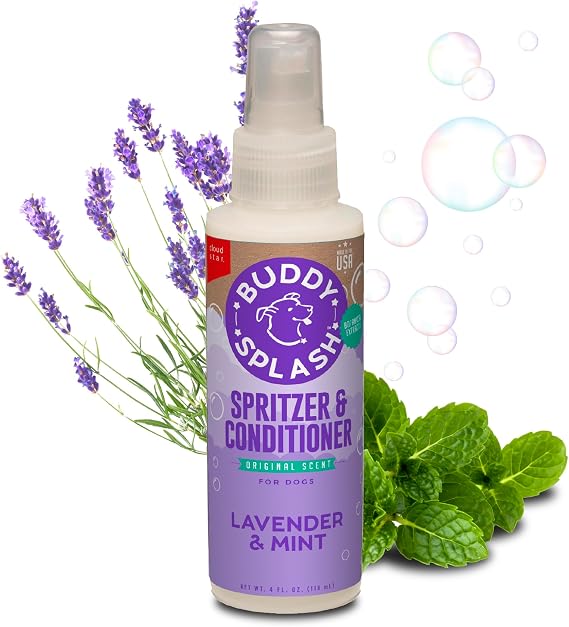 Buddy Splash Spritzer & Conditioner for Dog Grooming, Lavender & Mint