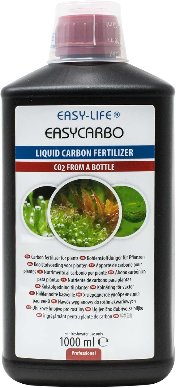 Easy Life Aquarium Plant Fertilizer Carbon Source Easycarbo 1 Ltr Bottle
