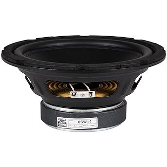 GRS 8SW-4 8" Poly Cone Subwoofer 4 Ohm