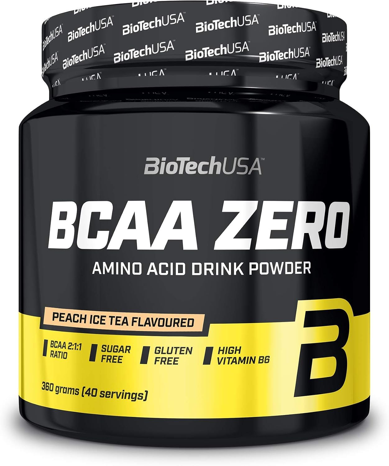 biotech usa bcaa flash zero 360 g peach ice tea