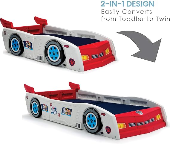 Nick Jr. PAW Patroller Toddler and Twin Car Bed by Delta Children