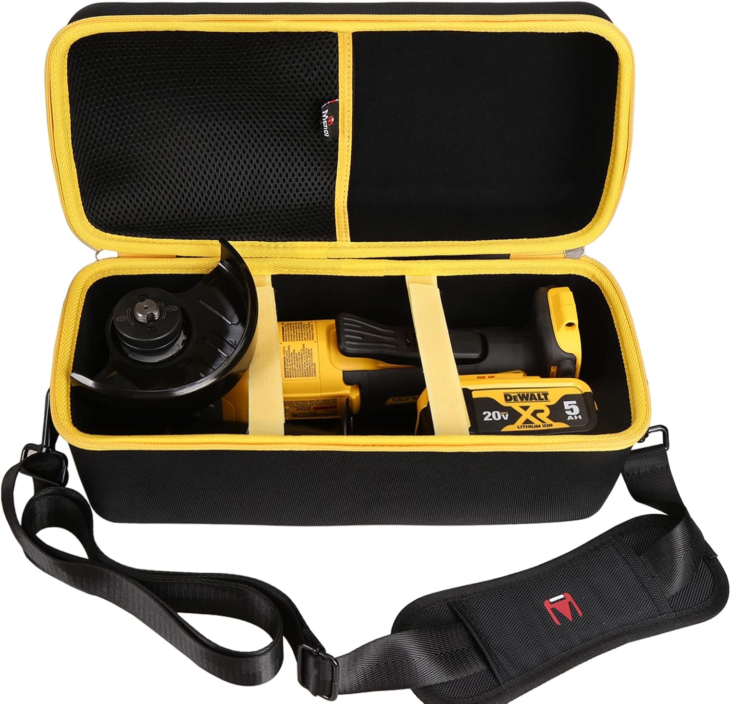 Mchoi Hard Case Compatible with DEWALT 20V MAX Angle Grinder Tool DCG413B & DCG416B, Case Only