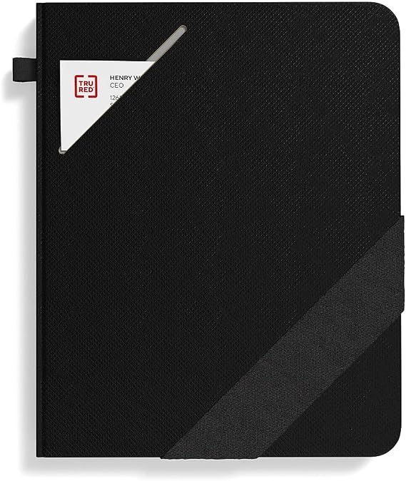 TRU RED Large Starter Journal, Black, 2-Pack, Ruled Notebook
