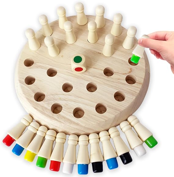 Alzheimers Activities for Seniors - Memory Training Products for Dementia Elderly Wooden Gifts for Adults Patients with Dementia