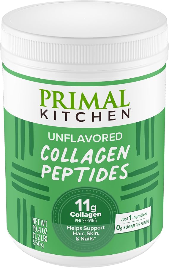 Primal Kitchen Collagen Peptides, Unflavored Collagen Powder, 1.2 Pounds