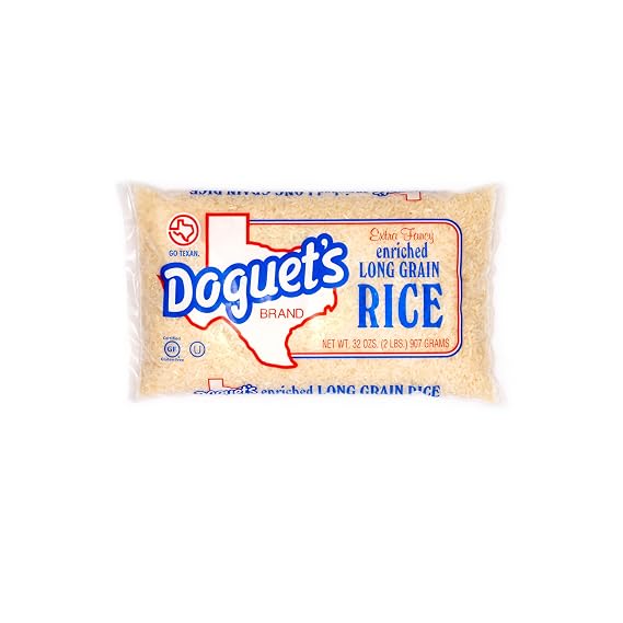 Doguet's Long Grain White Rice - Premium Extra Fancy, 2lb Bag
