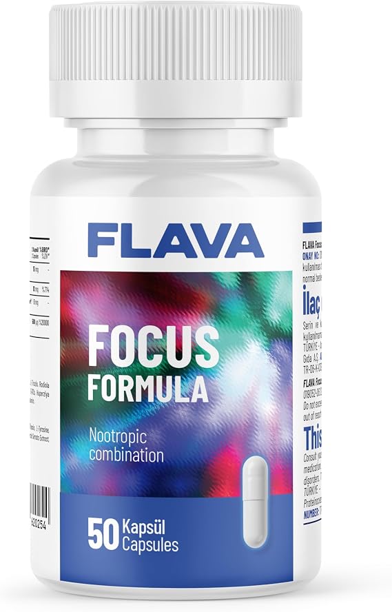 Flava Focus Formula Takviye Edici Gıda 50 Kapsül 1 Adet