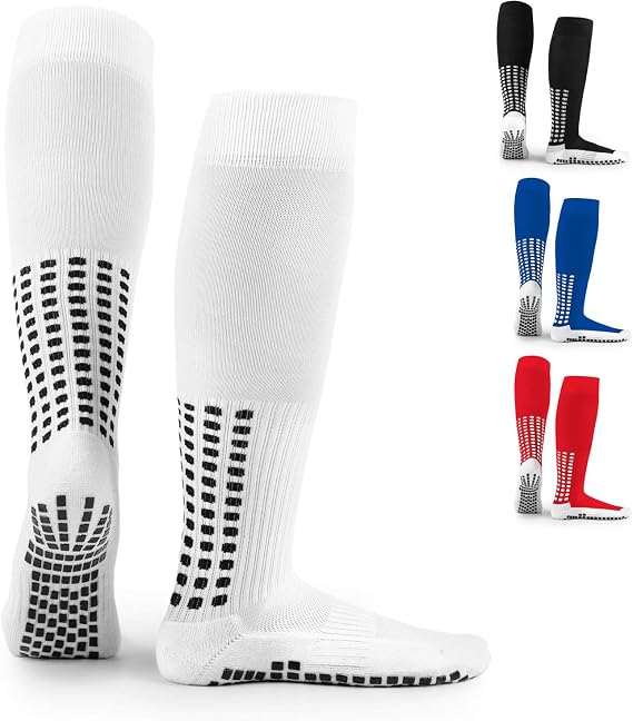 LUX Sports Knee-High Soccer Grip Socks
