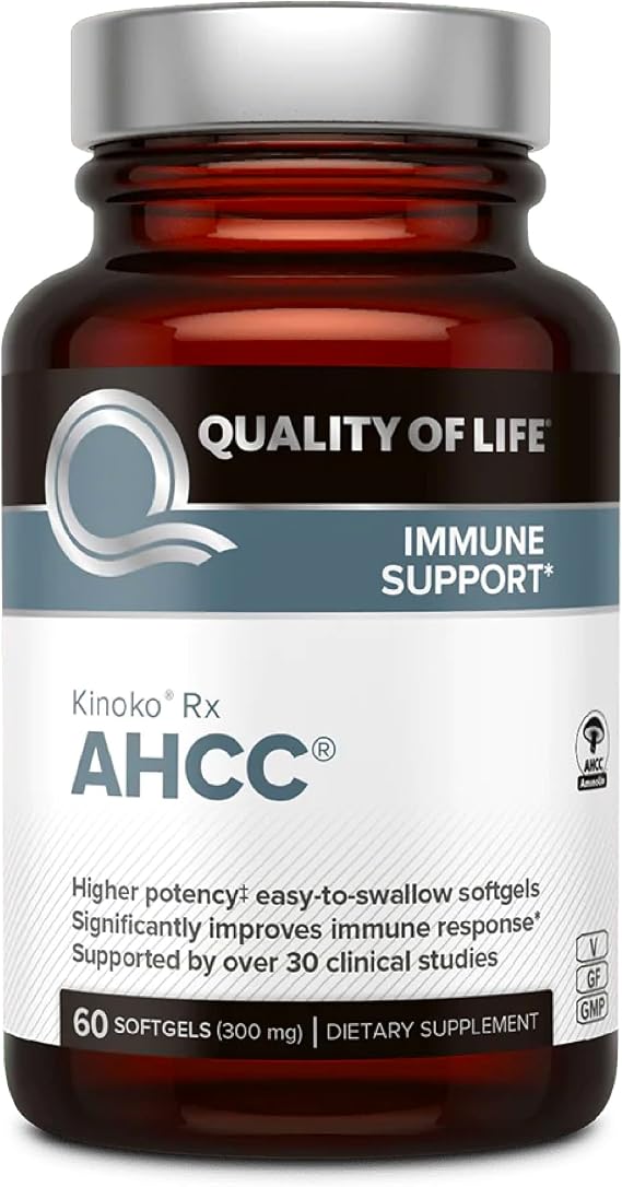 Premium AHCC Immune Support Supplement - Most Bioavaliable AHCC - Mushroom Extract - Quality of Life AHCC Kinoko Rx