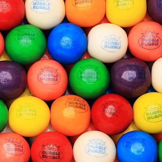 Gumballs for Gumball Machine Refill - 1 Inch Gum Balls - 1.7 LB