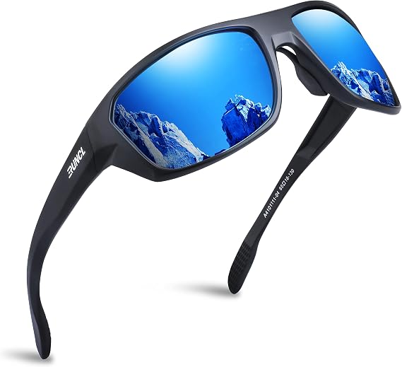 RUNCL Polarized Sports Sunglasses Billy, Fishing Sunglasses UV400 - Ultralight Floating TAC Lens, Anti-seawater Coating