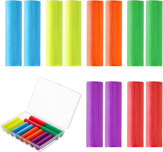 12PCS Aligner Chew, Aligner Trays Chompers for Invisalign, Dental Chew with Travel Carrying Case (Mix Colors)