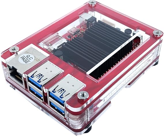 Zebra Case for the Odroid C4 (Symphony Red Pearlescent)