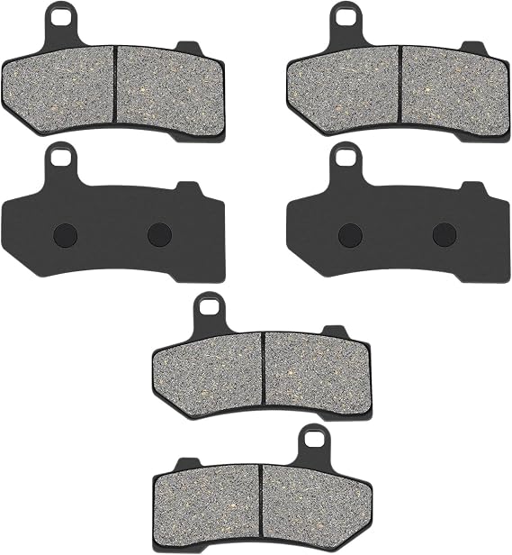 Front & Rear Brake pads replacement for HARLEY Road Glide 2008-2021/Street Glide 2008-2022/Road King 2008-2021/Ultra Classic Electra Glide 2008-2021