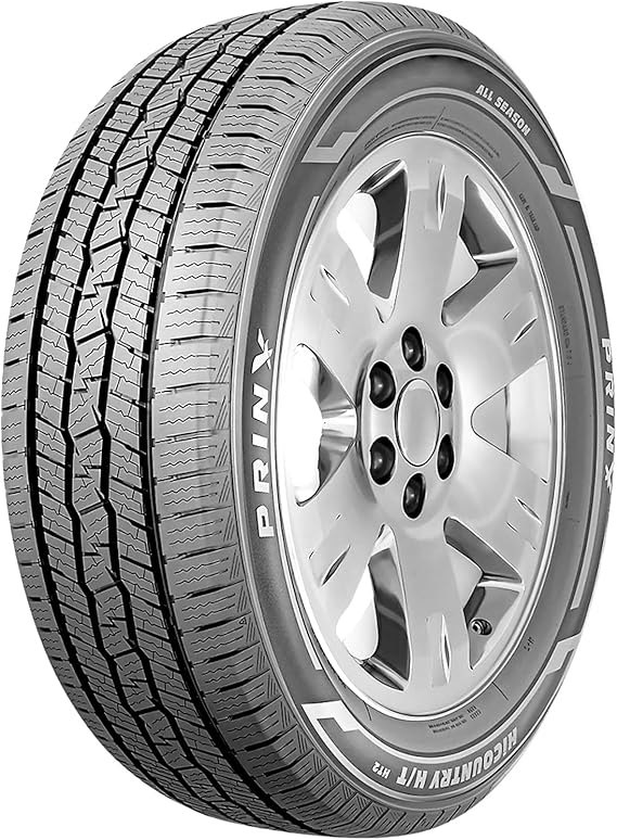 Prinx HiCountry HA2 All Season 265/70R17 115T SUV/Crossover Tire | Truck/SUV Highway All Season Traction 115T Rated Standard Load Radial Construction Black Sidewall Tire