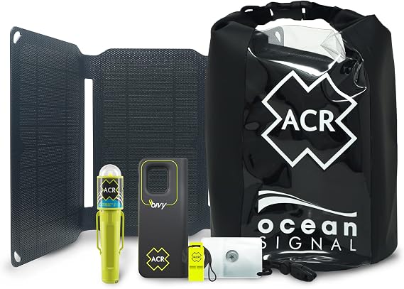ACR Stick & Solar Panel Ultimate Survival Kit Reliable Emergency Communication, Charging Power, and Essential Gear for Outdoor Adventures & Survival Situations