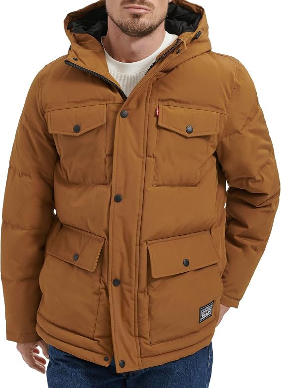 Levi's Men's Arctic Cloth Quilted Performance Parka