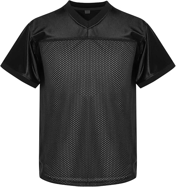 Youth Boys' Blank Football Jersey,Athletic Fans Shirts Practice Sports Shirt for Kids