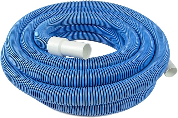 Poolmaster Manual Pool Vacuum Hose, 30 Ft x 1-1/2 for Inground & Above Ground Pools, Not for Automatic Cleaners, Kink-Free, Heavy Duty Pool Cleaner Hose with Swivel Cuff Made in USA