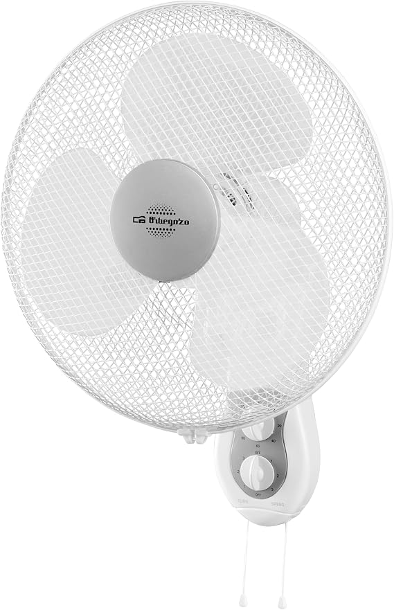 Orbegozo 45 W wall fan 3 speeds 40 cm propeller diameter white WF 0139