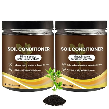 2Pcs Soil Activator, Soil Pro Activator,Organic Soil Activators and Plant Fertilizers,Liquid Fertilizer for Indoor & Outdoor Plants Premium Soil Activated Treasure for Potting Mix and Seedling Compost