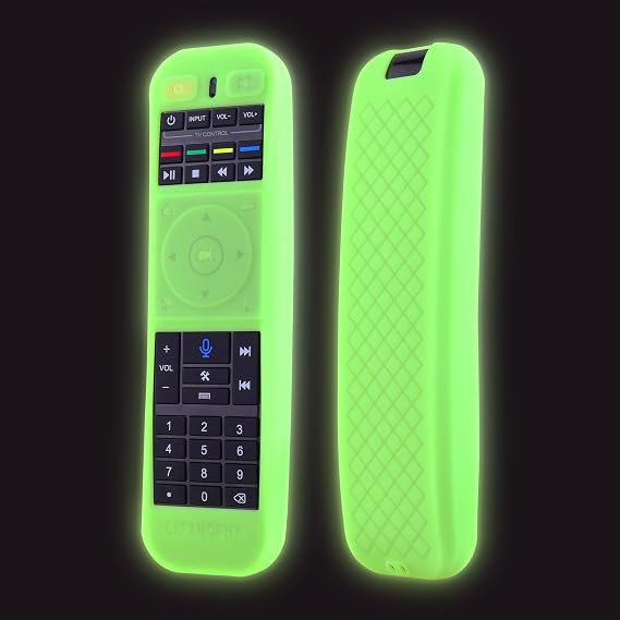 LEFXMOPHY Glow Green RC-200 Remote Cover for Super Box S5 PRO, S4 PRO, S5 S 5 S6 MAX 2024 2025, S 6-Ultra, S6 Ultra, S 6-MAX Voice Remote Case Silicone Protector