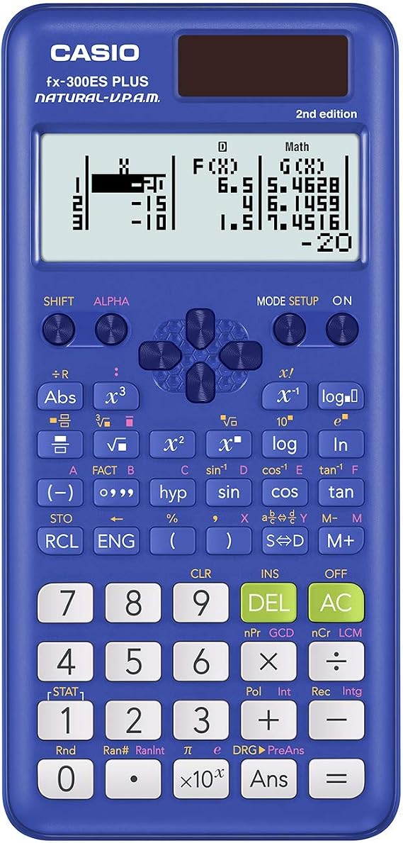Casio fx-300ESPLS2 Blue Scientific Calculator